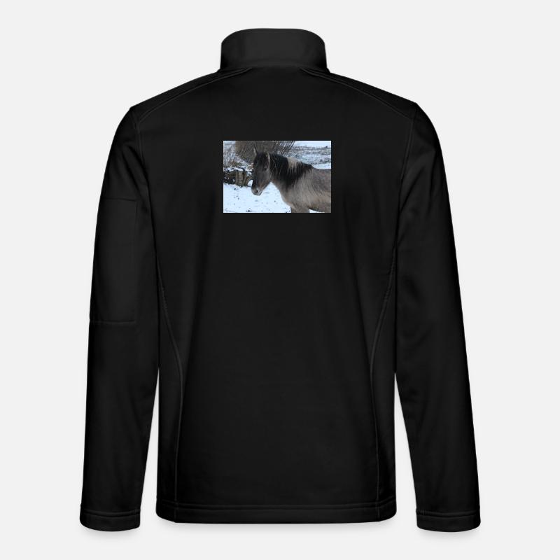Affiche Cheval Cheval Veste en tissu softshell Unisexe