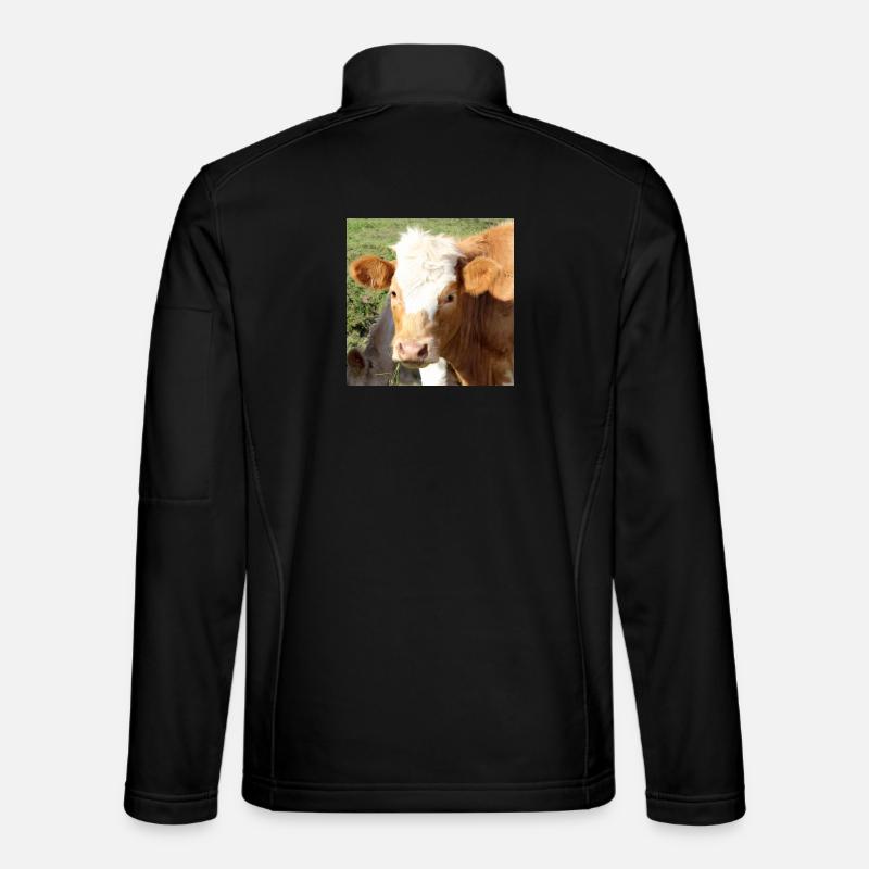 Affiche vache Veste en tissu softshell Unisexe