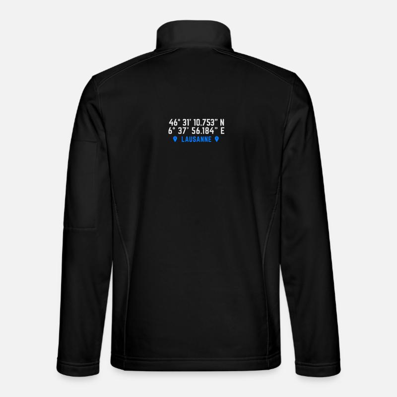 Lausanne coordinates - Unisex Softshell Jacket - black