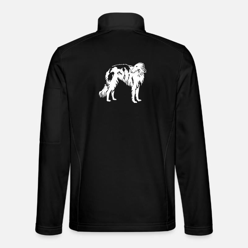 Borzoi "Black Edition" - Veste en tissu softshell Unisexe - noir