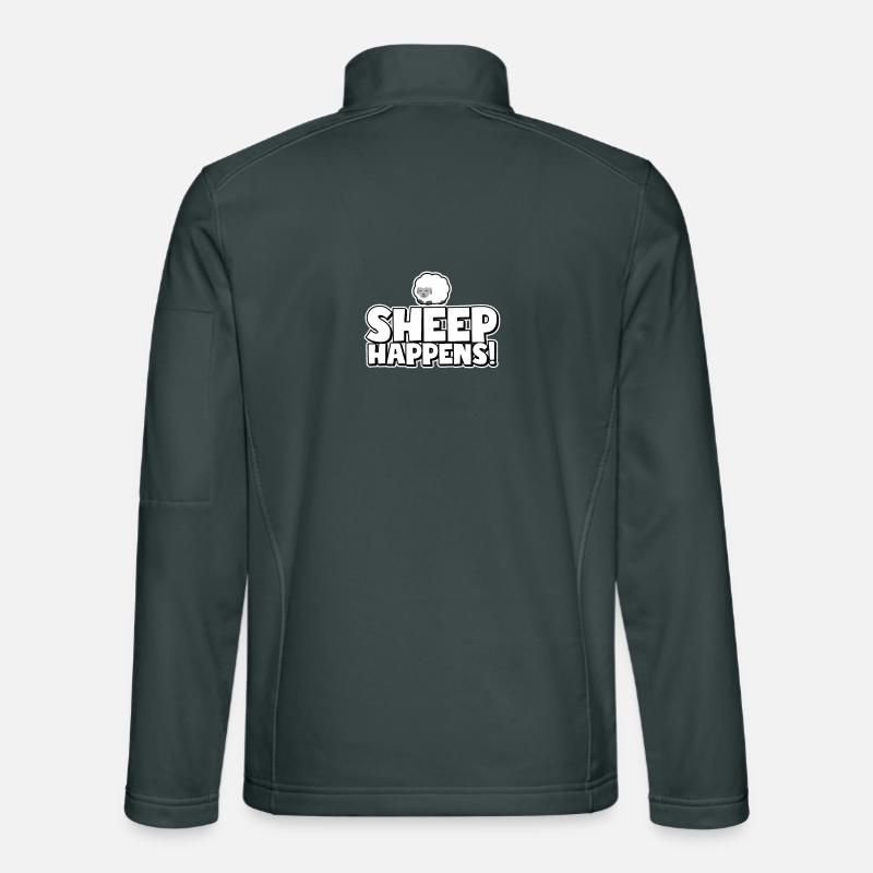 Les moutons arrivent! Veste en tissu softshell Unisexe