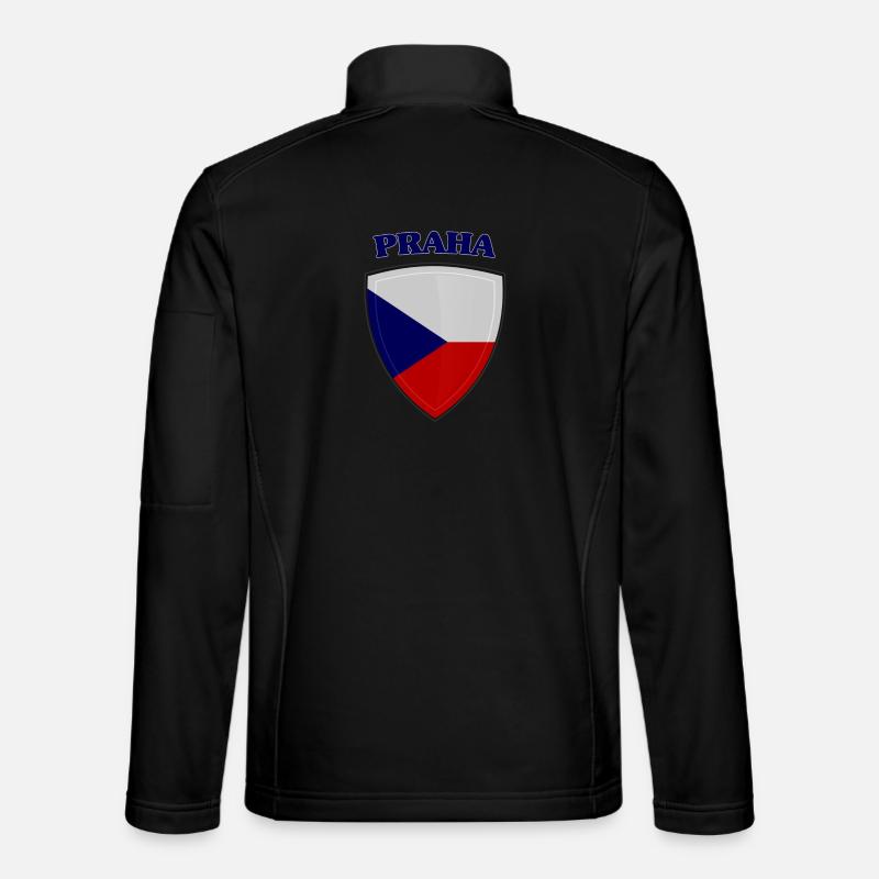 Prag - Unisex Softshelljacke - Schwarz