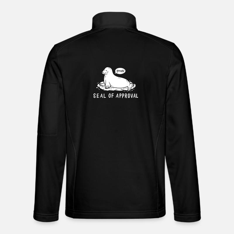Robbe Lustig - Unisex Softshelljacke - Schwarz