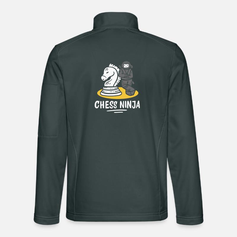 Schach Schachspieler Unisex Softshelljacke