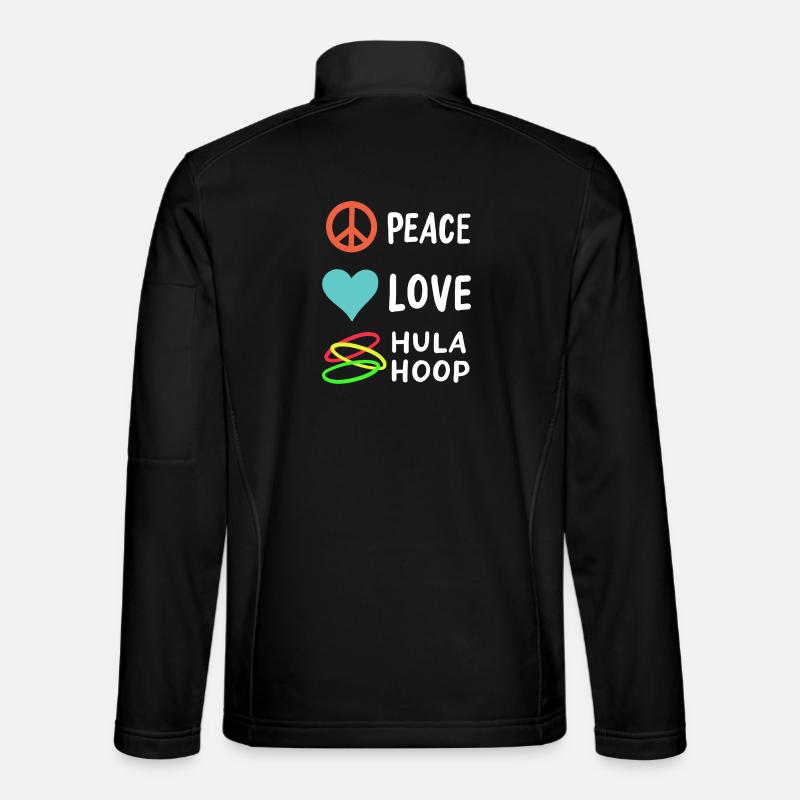 Hulahoop - Veste en tissu softshell Unisexe - noir