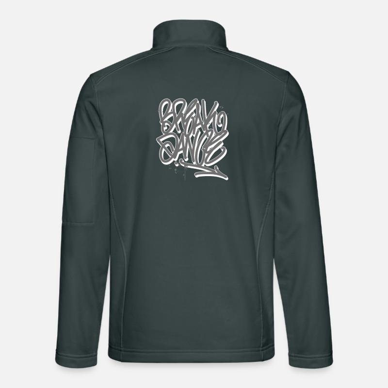 Breakdance Graffiti Veste en tissu softshell Unisexe