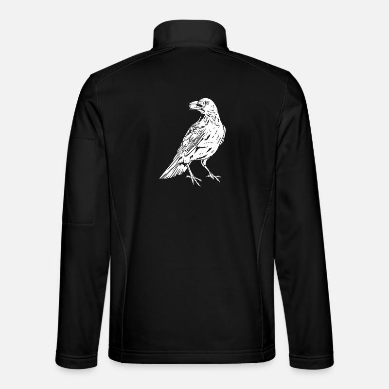 Corbeau Veste en tissu softshell Unisexe