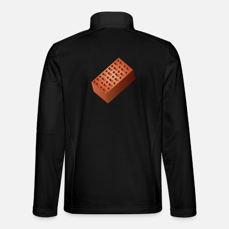 Brick Wall Bricks Bricks for Wall Construction Unisex Softshell Jacket