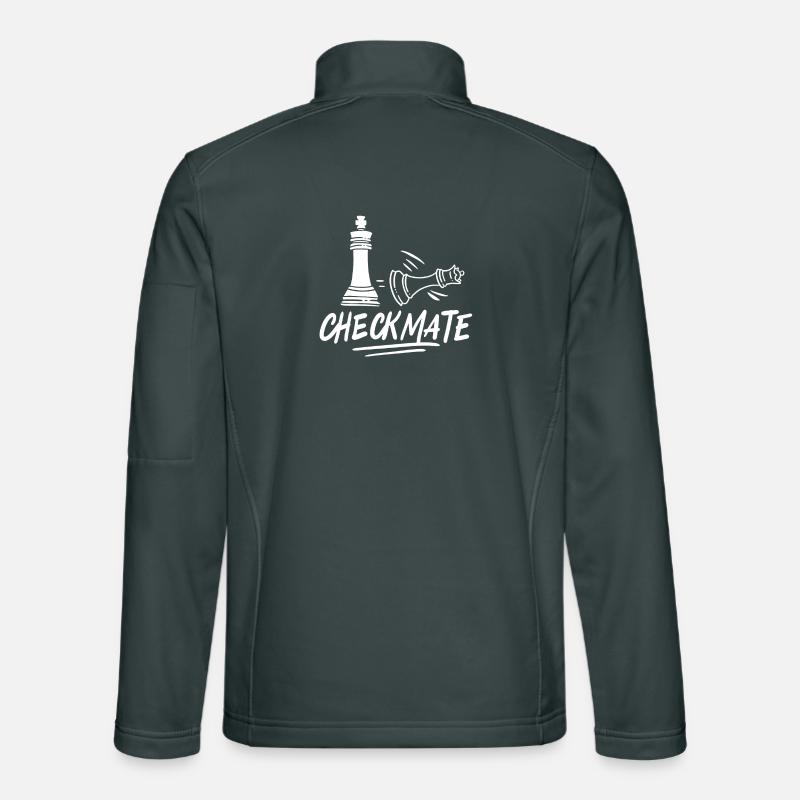 Chess checkmate chess player Unisex Softshell Jacket