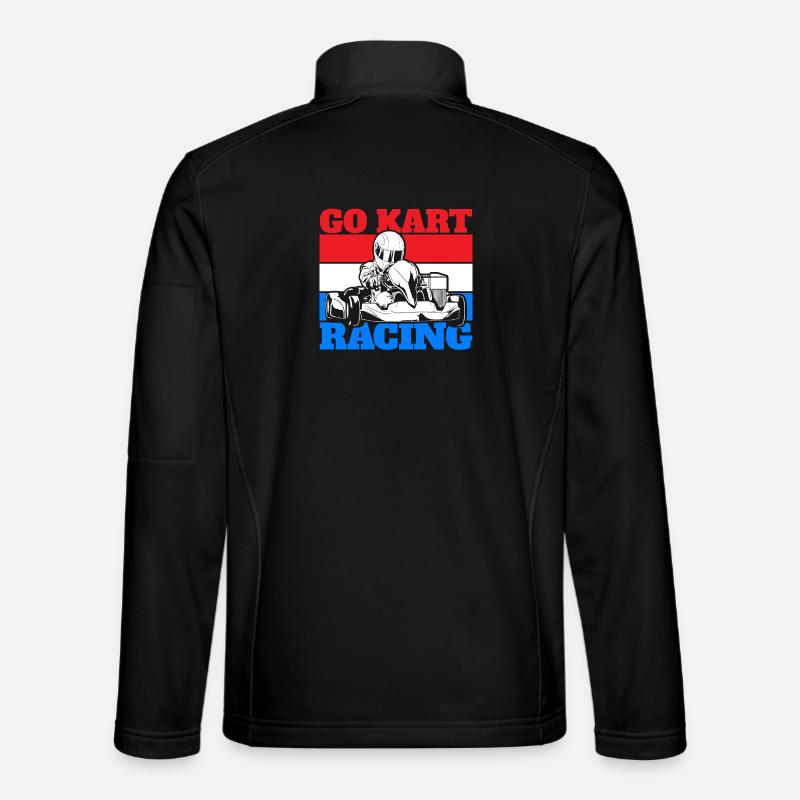 Go Kart Go Cart Racing - Unisex Softshell Jacket - black