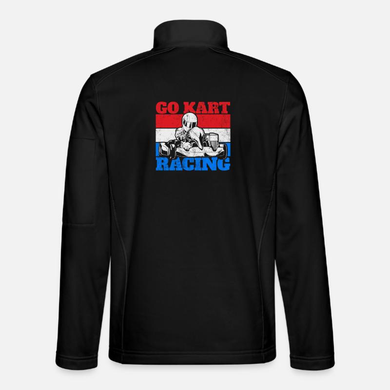 Go-kart Racing Go-kart karting - Unisex Softshell Jacket - black