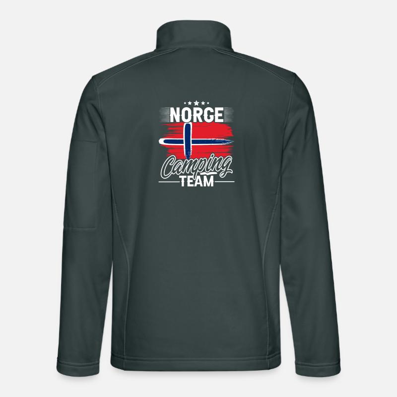 L'équipe de camping de Norvège Veste en tissu softshell Unisexe