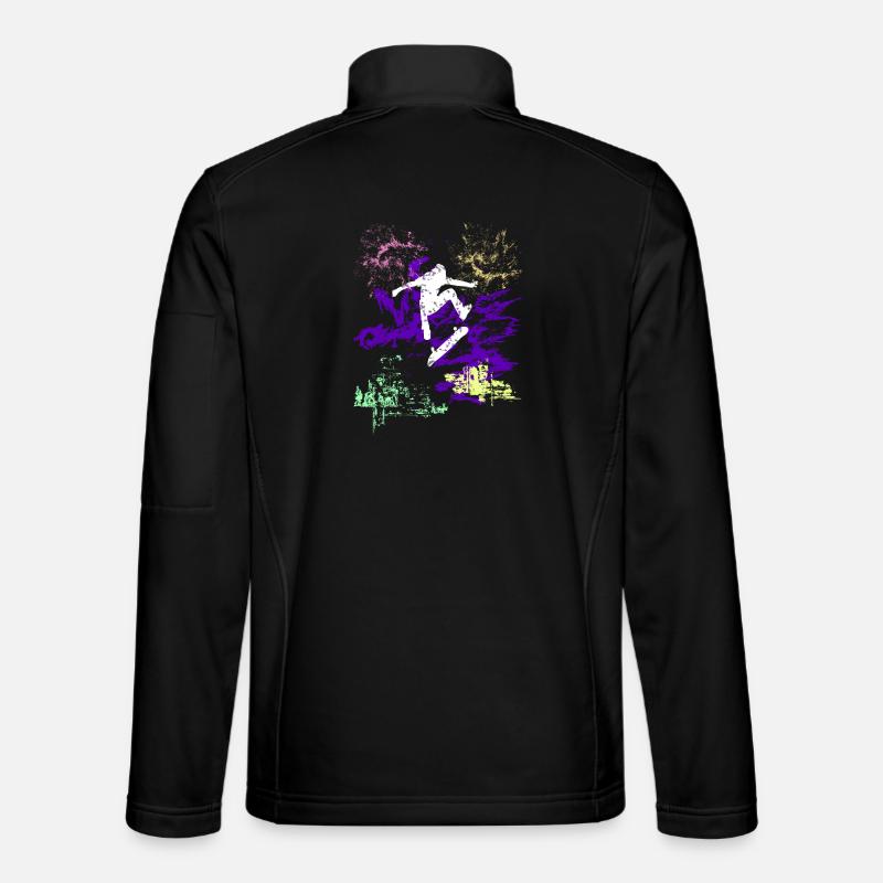 Patineur - Veste en tissu softshell Unisexe - noir