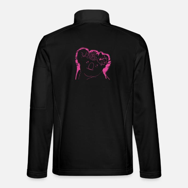 Koala Koalabär - Unisex Softshelljacke - Schwarz