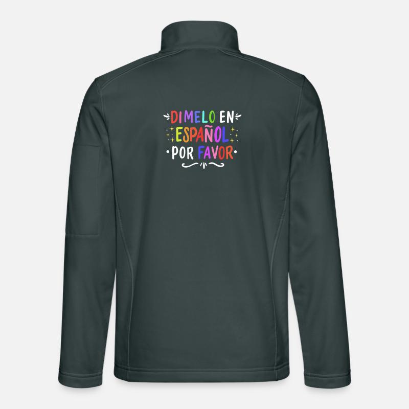 Espagnol Professeur d’espagnol Langue Veste en tissu softshell Unisexe