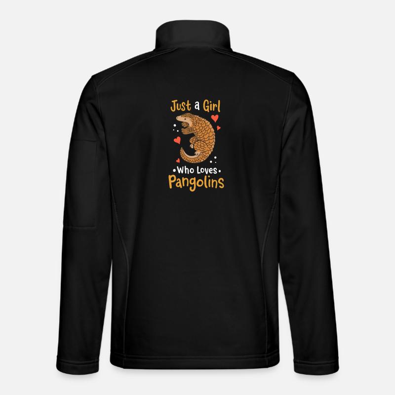 Pangolin Pangolin lovers - Unisex Softshell Jacket - black