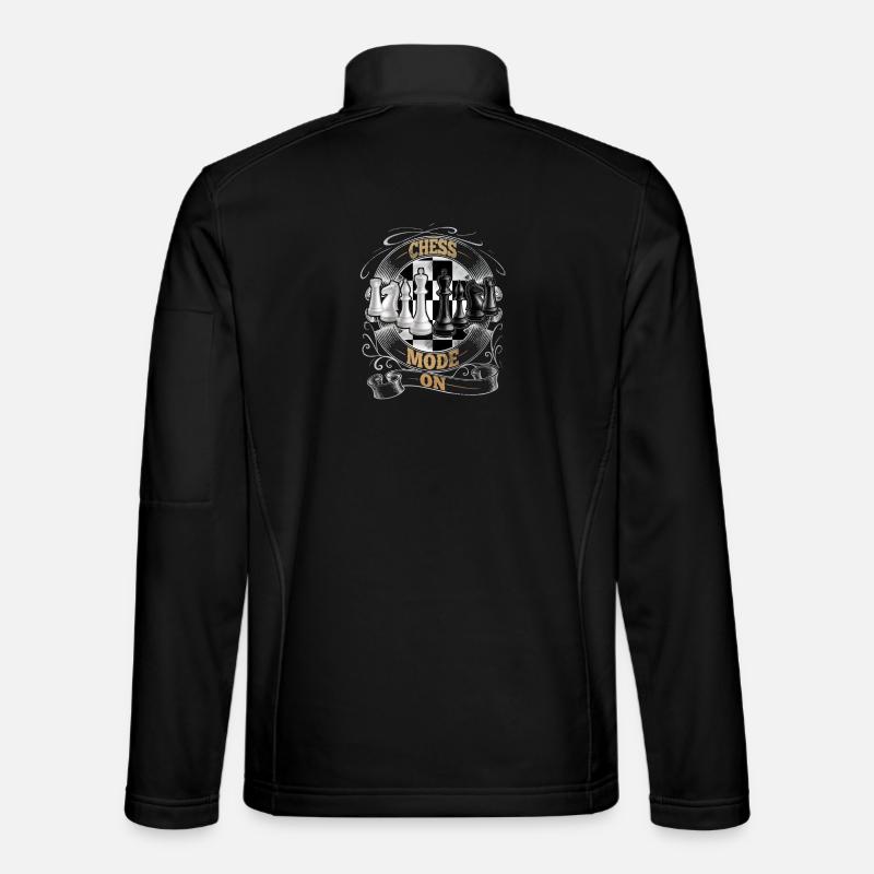 Schach - Unisex Softshelljacke - Schwarz
