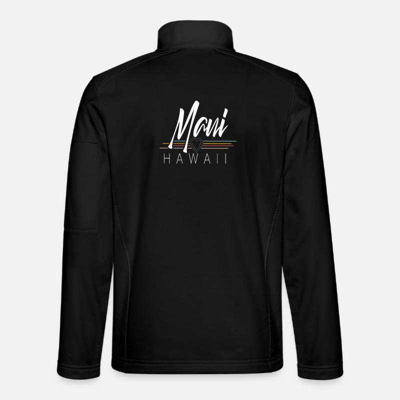Maui Hawaii - Unisex Softshelljacke - Schwarz