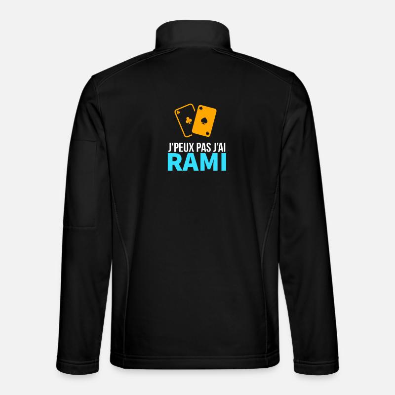 Jeu de cartes Le Rami Veste en tissu softshell Unisexe