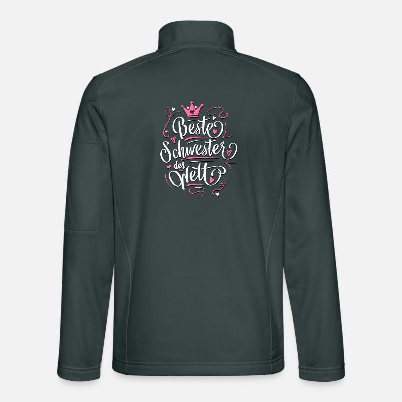 Beste Schwester der Welt - Geschenkidee Schwester Unisex Softshelljacke