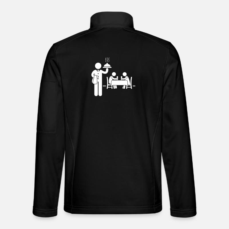 Kellnerin Kellner - Unisex Softshelljacke - Schwarz