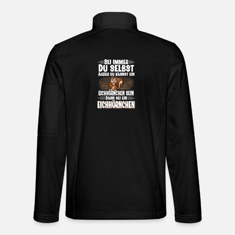 Eichhörnchen - Unisex Softshelljacke - Schwarz