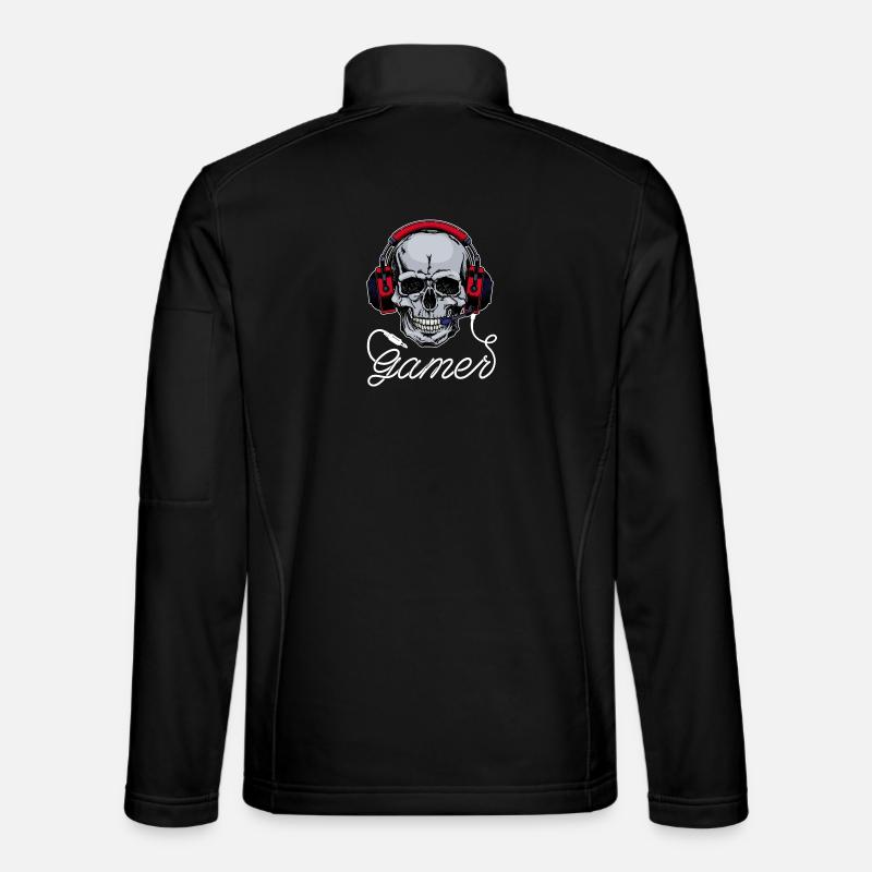 Gamer Headset Zocker - Unisex Softshelljacke - Schwarz