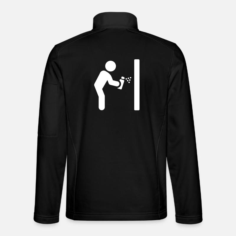 Graffiti Sprayer Unisex Softshelljacke