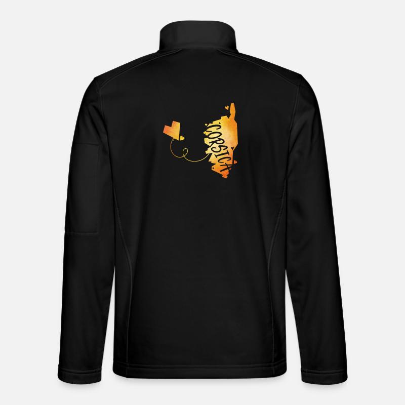 Corsica - Unisex Softshelljacke - Schwarz