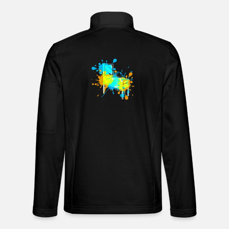 Pinball - Unisex Softshelljacke - Schwarz