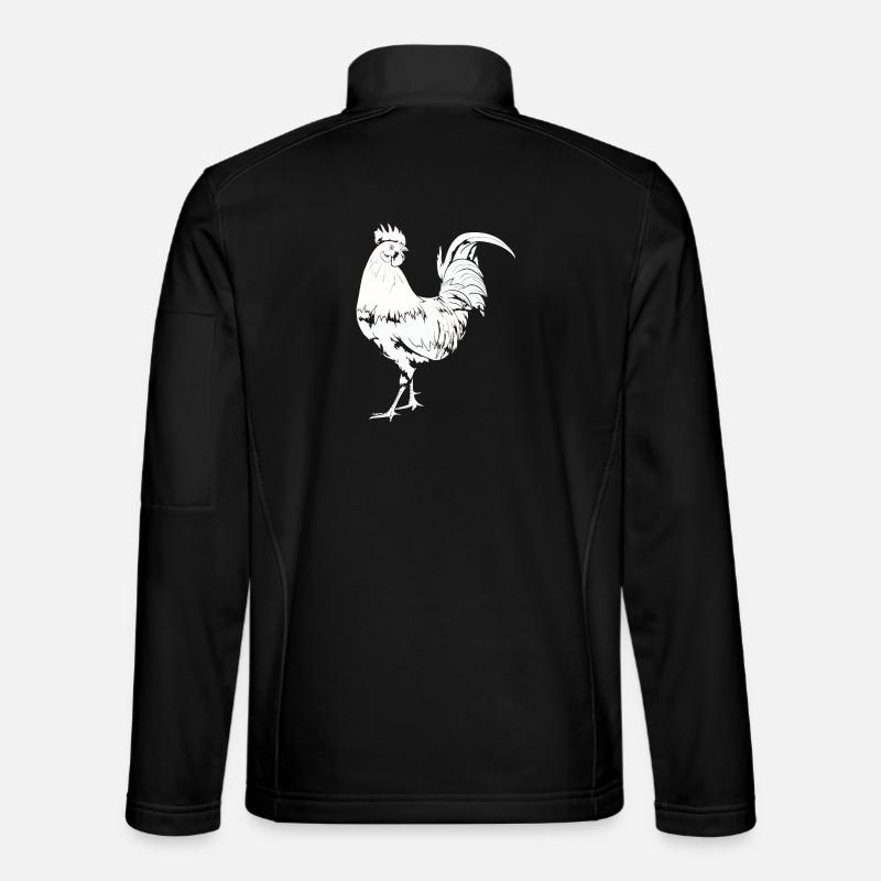 Coq Poulet Coq - Veste en tissu softshell Unisexe - noir