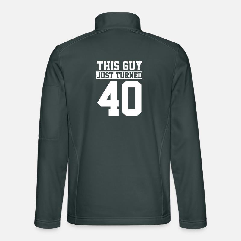 40e anniversaire Quarante ans Veste en tissu softshell Unisexe