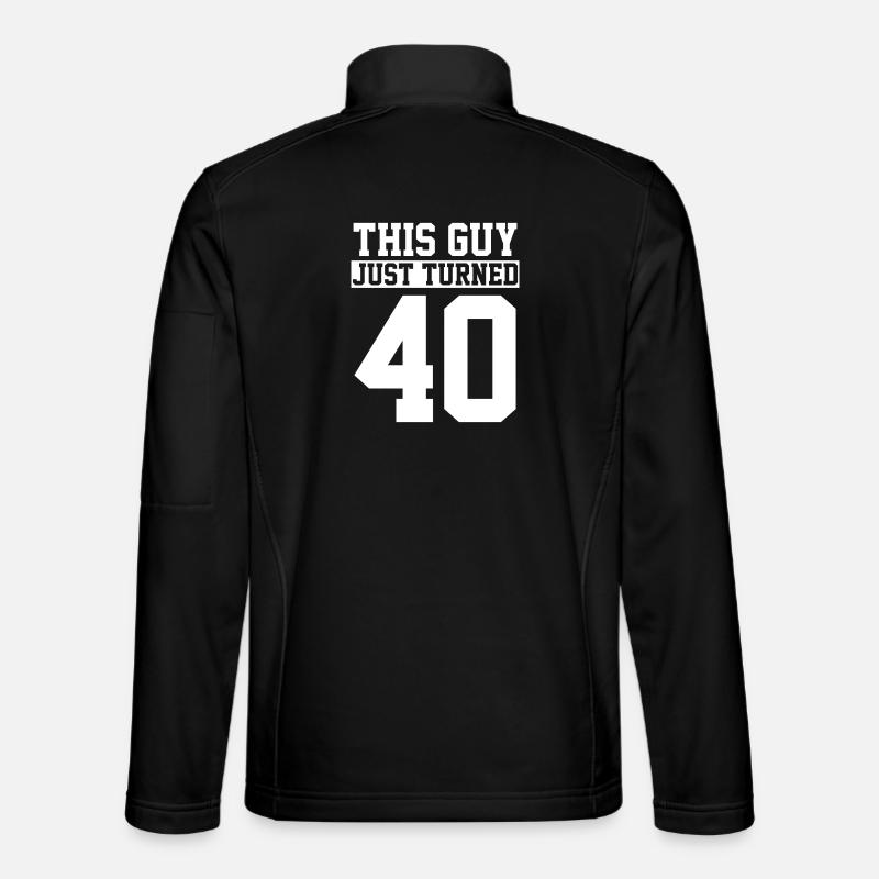 40. Geburtstag Vierzig Geburtstag Unisex Softshelljacke