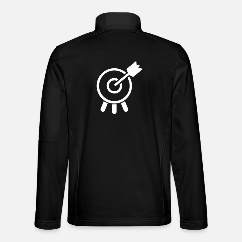 Bogenschießen - Unisex Softshelljacke - Schwarz
