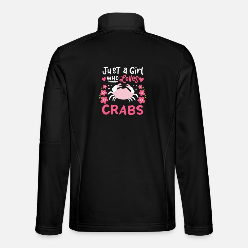 Krabben Meeresfrüchte Unisex Softshelljacke