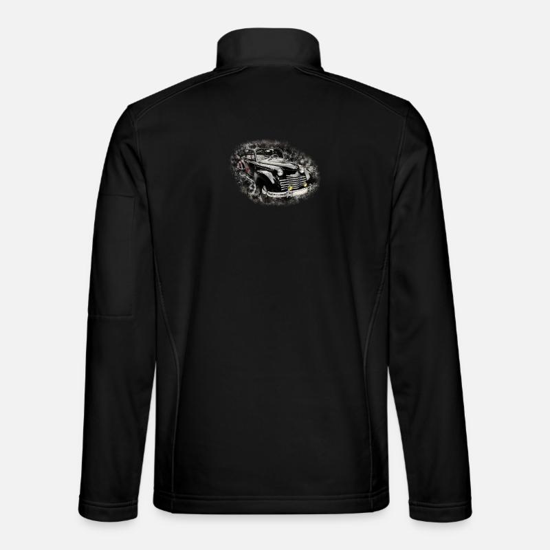 Nostalgic Old American Dream Car Unisex Softshell Jacket