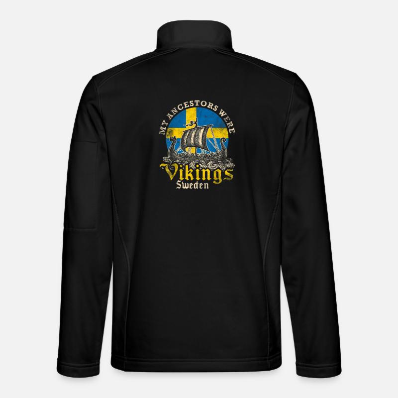 Mes ancêtres étaient des Vikings Suède Design Veste en tissu softshell Unisexe
