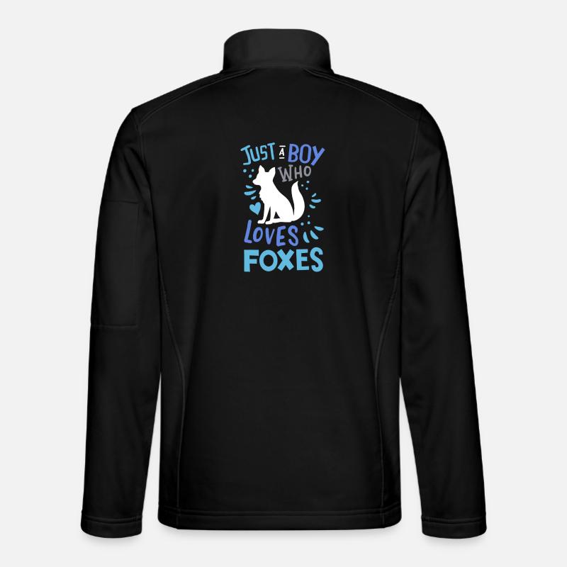 Foxes Fox Fox Lover - Unisex Softshell Jacket - black