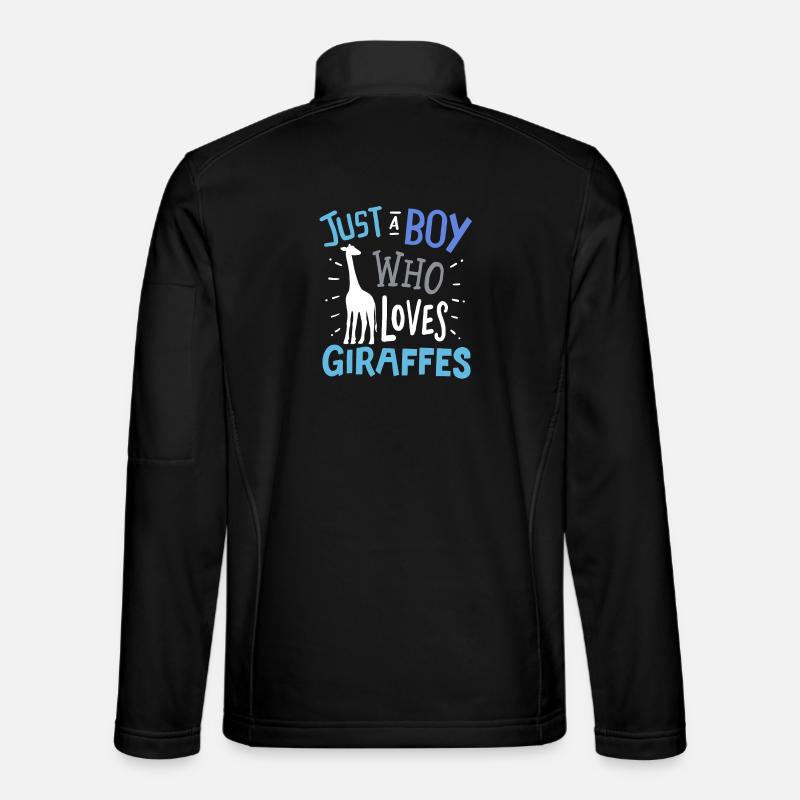 Giraffen Giraffe Unisex Softshelljacke