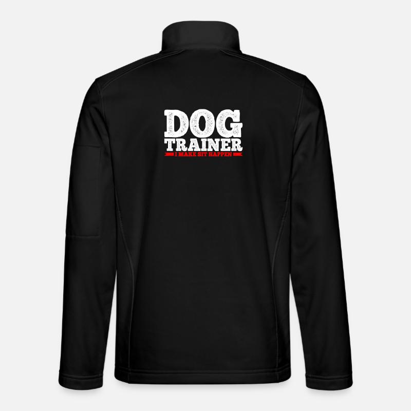 Dog Trainer Dog Training - Unisex Softshell Jacket - black