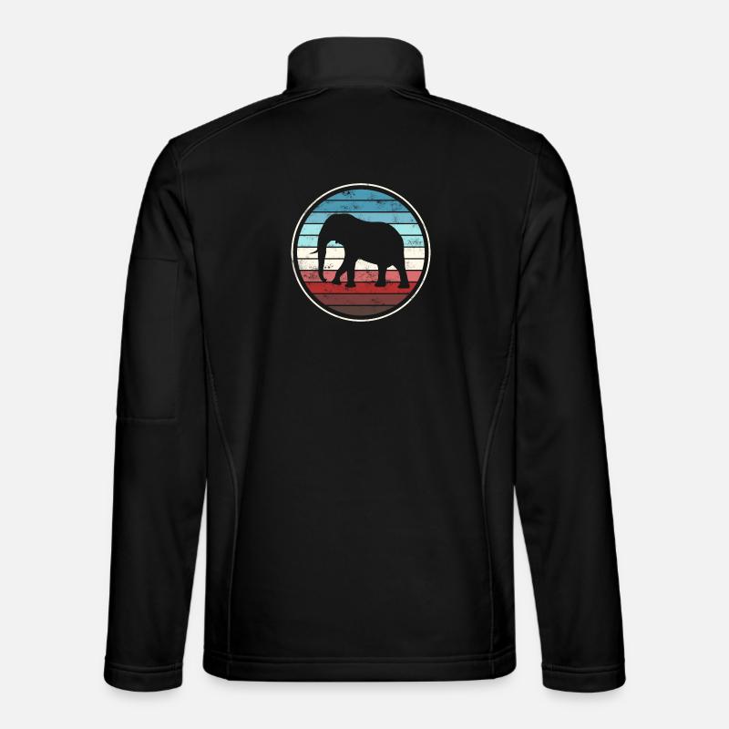 Éléphant éléphant - Veste en tissu softshell Unisexe - noir