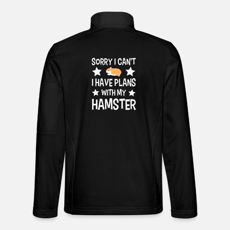 Hamster - Unisex Softshelljacke - Schwarz