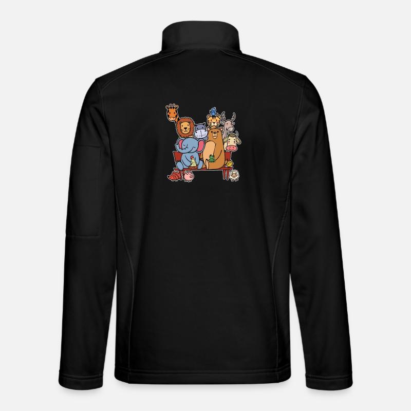 Lebewesen Tier Tierwelt - Unisex Softshelljacke - Schwarz
