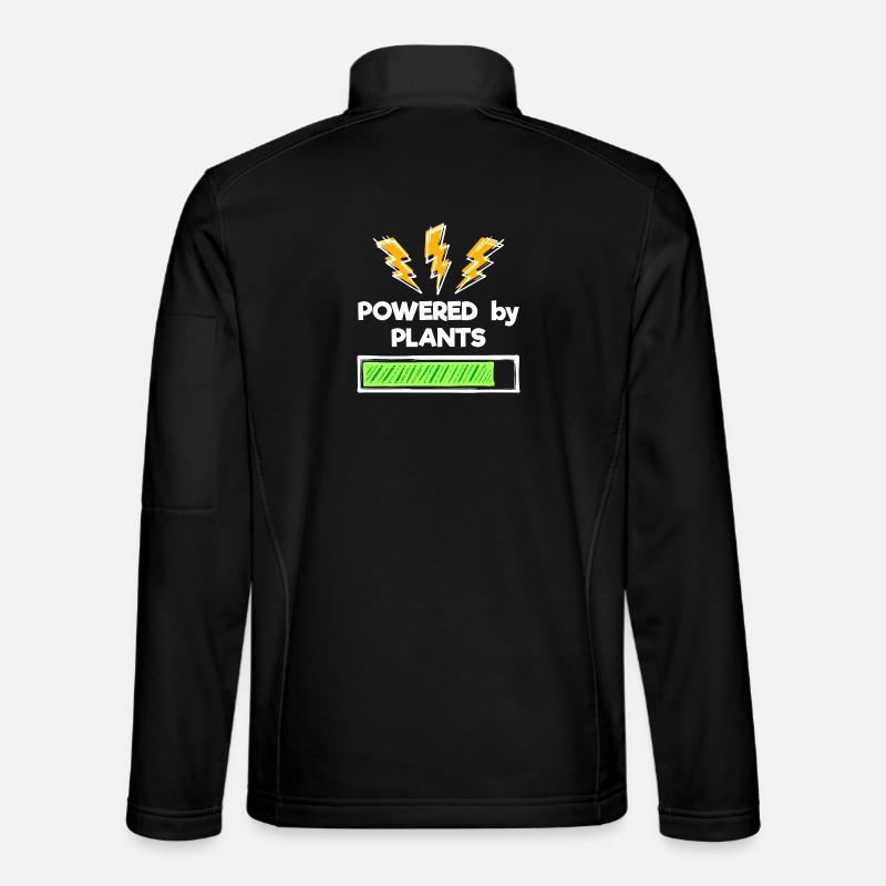 Umweltbewusst Vegan Statement - Unisex Softshelljacke - Schwarz