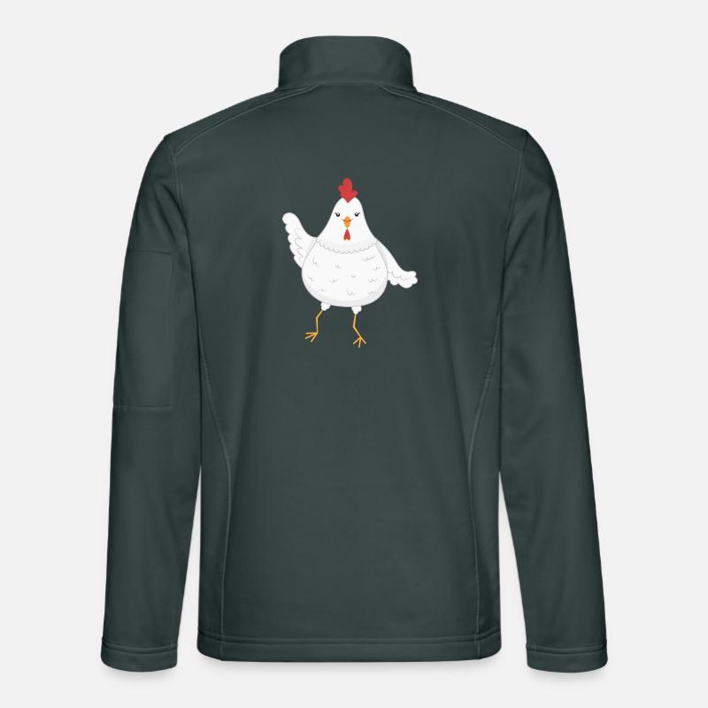 Chicken chickens Unisex Softshell Jacket