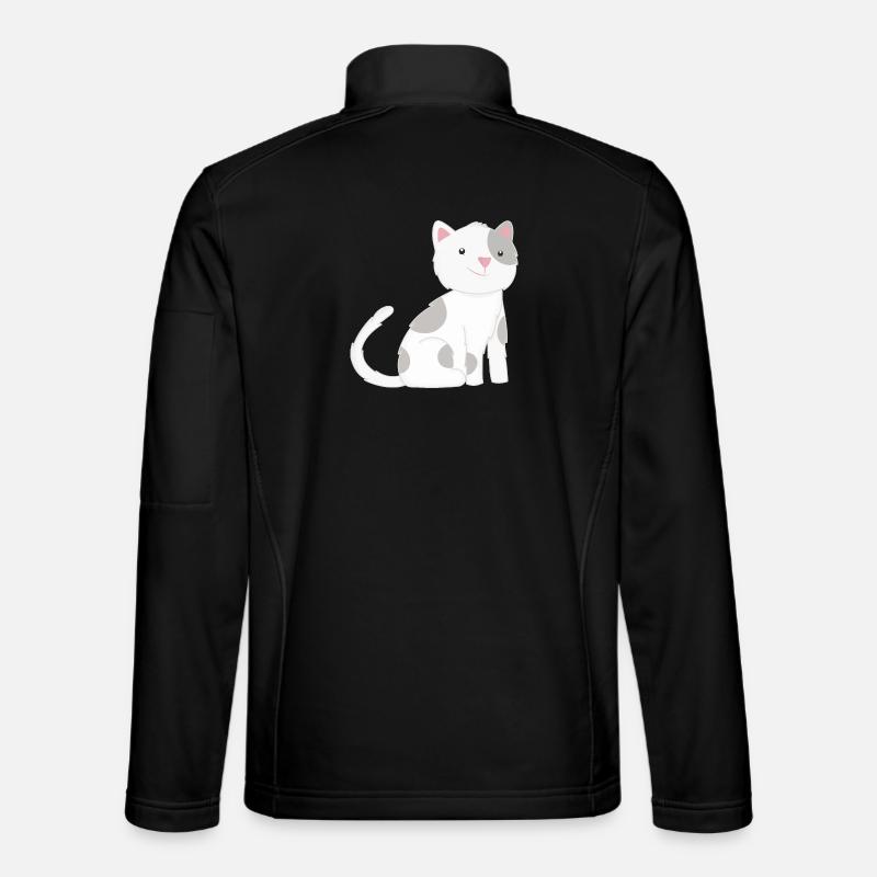 Chat Chats - Veste en tissu softshell Unisexe - noir
