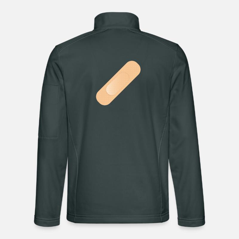 simple sticking plaster as a design element Unisex Softshell Jacket