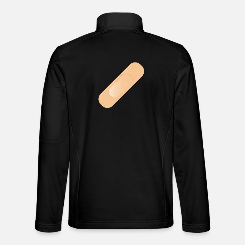 simple sticking plaster as a design element Unisex Softshell Jacket