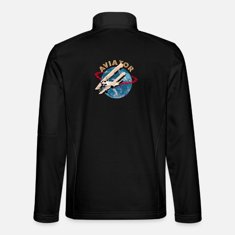 Pilot von Flugzeugen Unisex Softshelljacke