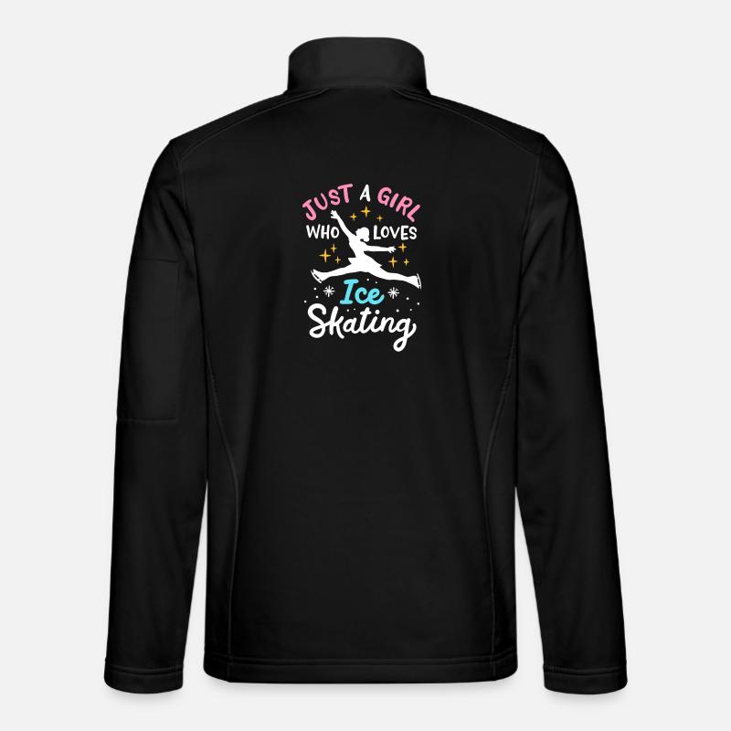 Eislaufen Eisläufer Unisex Softshelljacke